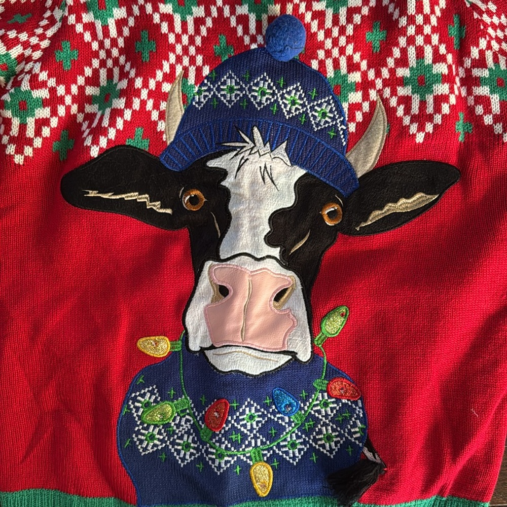 Men’s large Christmas sweater great condition - Picture 2 of 4